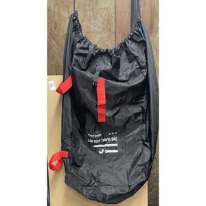 Pro-Faster Car Seat Travel Bag Back Pack For Airline 18 X 18 X34 Black Foldable